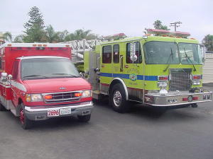 The average national response time for the fire department to arrive on scene is 8 to 10 minutes.  The First Responder can offer lifesaving help if he or she knows CPR. 